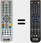 Replacement remote control for ORC003