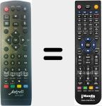 Replacement remote control for 011128-1