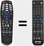 Replacement remote control for Etimo 250i