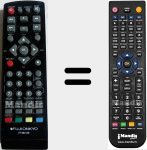 Replacement remote control for FT902HD