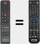 Replacement remote control for HD800QUAD