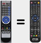 Télécommande pour remplacer HD4500