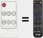Télécommande pour remplacer KPT-2000C