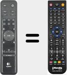 Télécommande pour remplacer LOG008