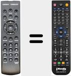 Replacement remote control for REMCON839