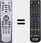 Télécommande pour remplacer TP014