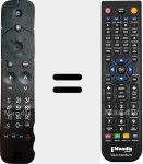 T&eacute;l&eacute;commande pour remplacer ORA002