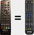 Replacement remote control for SL99BP