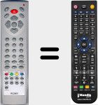 Telecomando sostituto di RC 2600 (720117139400)