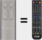 Replacement remote control for 965824-02