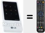 Replacement remote control for AKB73657603