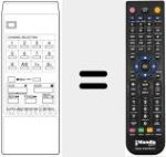 Telecomando sostituto di 0761081007