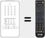 T&eacute;l&eacute;commande pour remplacer 16 PROGRAMMI IR