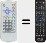 Télécommande pour remplacer 510-005B