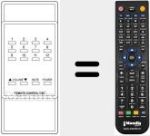 Télécommande pour remplacer REMOTE CONTROL UNIT 12P