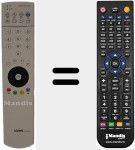 Replacement remote control for CONTROL 350 DVD (87000062)