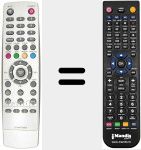 Replacement remote control for EU0447-0002