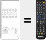 Replacement remote control for FB 40