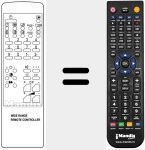 Replacement remote control for WIDE RANGE