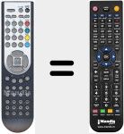 Ersatzfernbedienung f&uuml;r RC 1900