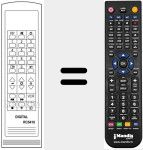 Télécommande pour remplacer RC 5410