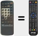 Replacement remote control for PROFESSIONAL 200