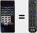 Télécommande pour remplacer RC 7010