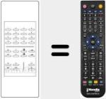 Telecomando sostituto di REM-30 N