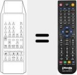 Replacement remote control for TC 115 TEXT