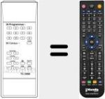 Replacement remote control for TC230D