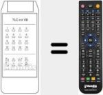 Telecomando sostituto di TLC 412 VB