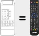 T&eacute;l&eacute;commande pour remplacer TP 859 B / G