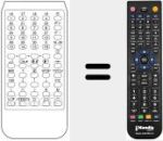 Télécommande pour remplacer VTS 77