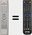 Replacement remote control for RC5011