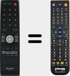 Telecomando sostituto di 9JR9800000004 (098GR8BD9NESHR)