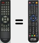 Telecomando sostituto di JXPYA
