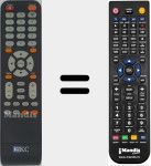 Ersatzfernbedienung für KC-3913