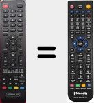 Telecomando sostituto di TKS65SM01