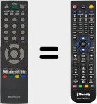 Télécommande pour remplacer MI-MKJ37815702