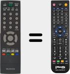 Télécommande pour remplacer MKJ37815702