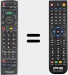 Télécommande pour remplacer N2QAYB00659