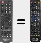 Ersatzfernbedienung für NS-RC4NA-14