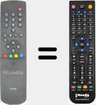 Télécommande pour remplacer RC-N2A
