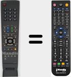 Telecomando sostituto di GA549WJSA (RRMCGA549WJSA)