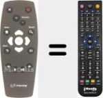 Telecomando sostituto di CA21KDV-LF2018 (URC395000-00R00)