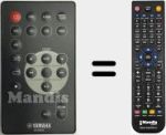 Replacement remote control for WV83290 (WV832900)