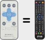 Ersatzfernbedienung für DX-DPF7-10