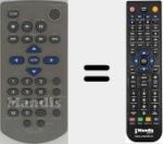 Replacement remote control for REMCON1426