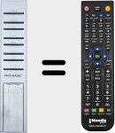 Telecomando sostituto di REMCON2062