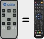 Ersatzfernbedienung für REMCON1515